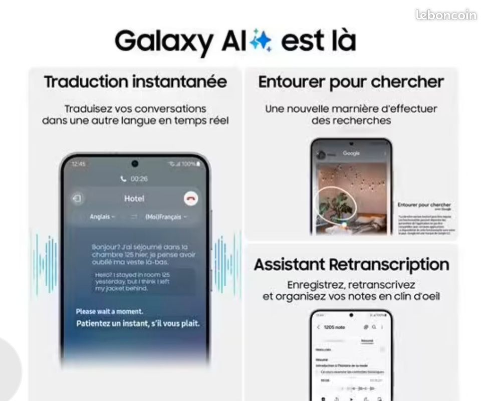 Smartphone SAMSUNG S24 IA✨️ 128GO seul (image 3)