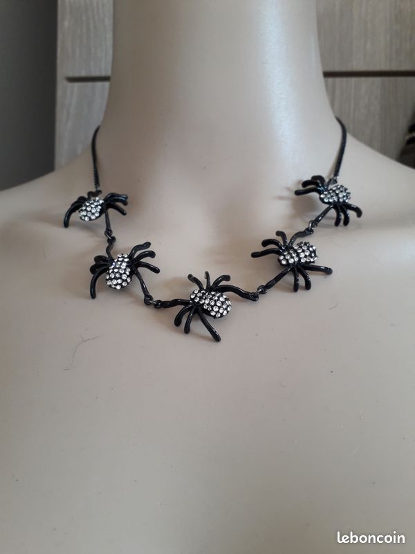 Lot De 2 Colliers Gothiques En Dentelle, Réglable Tour De Cou