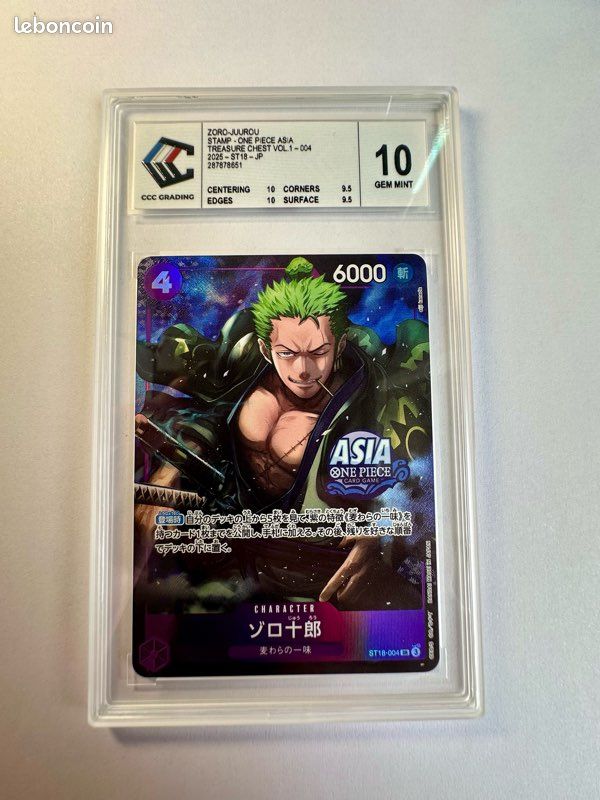Carte One Piece Zoro-Juurou (ST18-004) (V.1) Asia (image 1)
