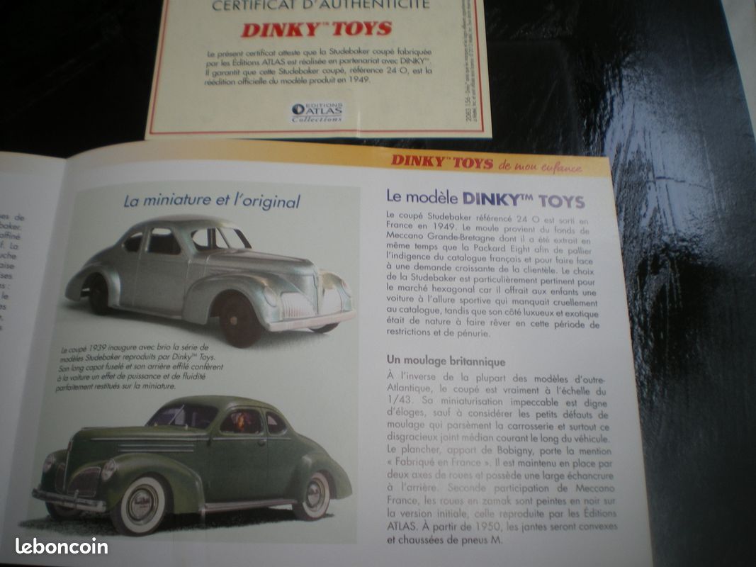 Dinky Toys N°520 Simca 1000 Rallye 2 Prototype 1975 - Verte Capot Noir Atlas