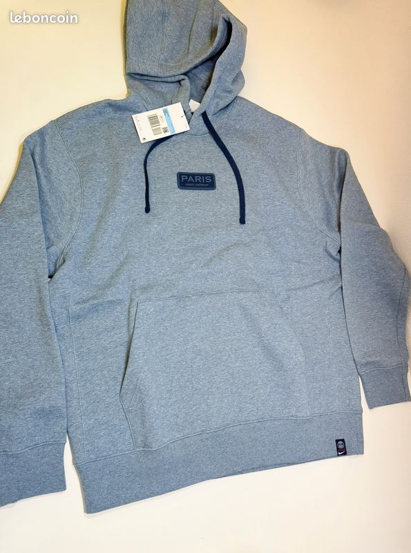 Tendance sweat à capuche Nike PSG Club gris homme M – neuf avec étiquette (image 11)