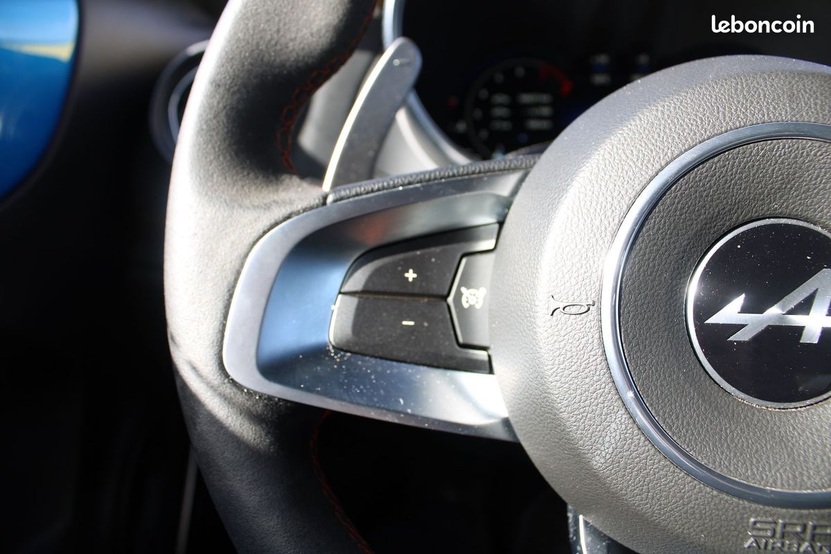 Alpine A110 "S" 300CV SPORT TURBO BOITE AUTO +PALETTE CAMÉRA GPS FOCAL LEDS CUIR ALCANTARA (image 10)