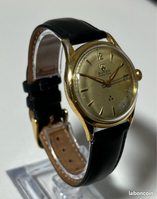 RARE MONTRE BRACELET homme BUREN grand prix calibre 463 révisée