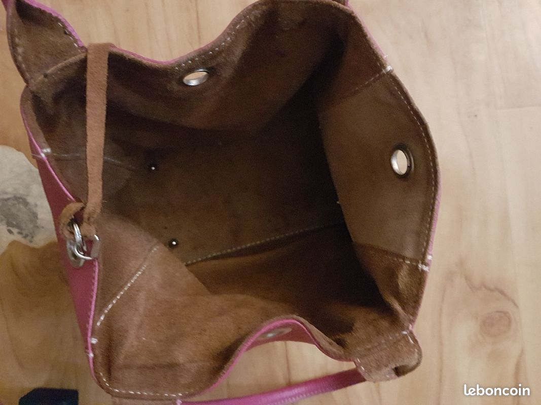 Sac à main Cuir Rose (image 3)
