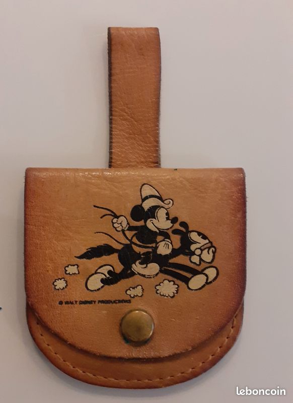 Petite pochette de ceinture Mickey Mouse années 50 (image 1)