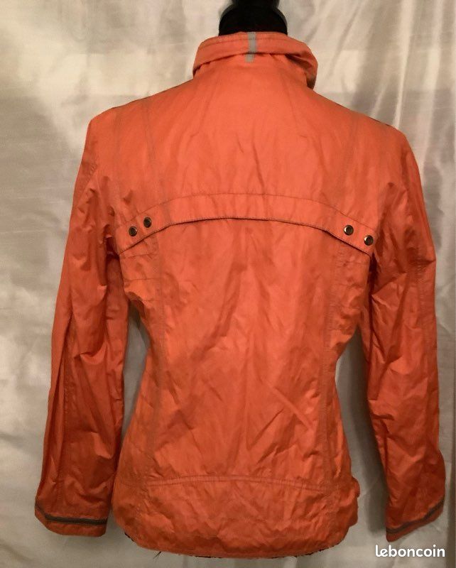 Jeans Coupe Slim Stretch Orange Place Du Jour Femme - 2515989-orange