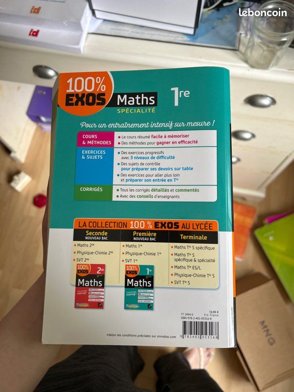Livre d’exercices de maths 1ere spé (image 3)