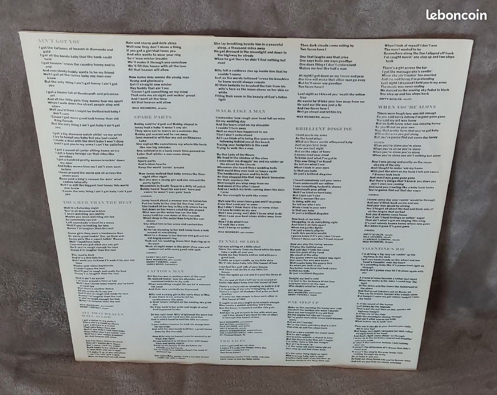33T vinyle, Bruce Springsteen "Tunnel of love" (image 3)