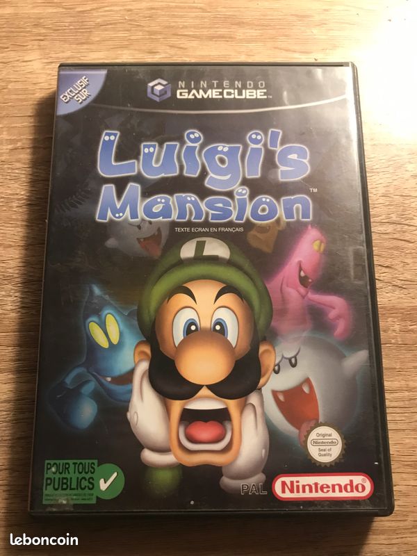 Game Cube Luigi Gamecube Luigi Mansion Game Cube Jeux Vidéo