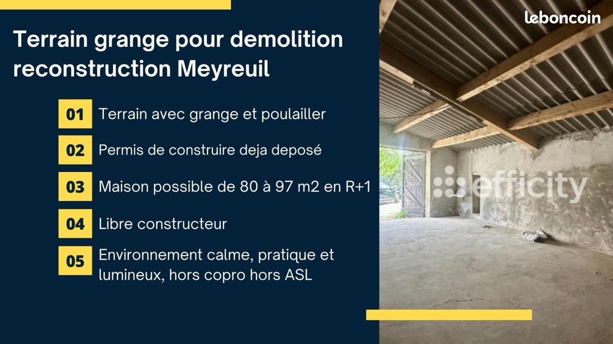 Terrain 180 m² Meyreuil · 155 000 €