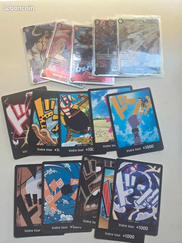 Lot 77 cartes one piece débutant (image 4)