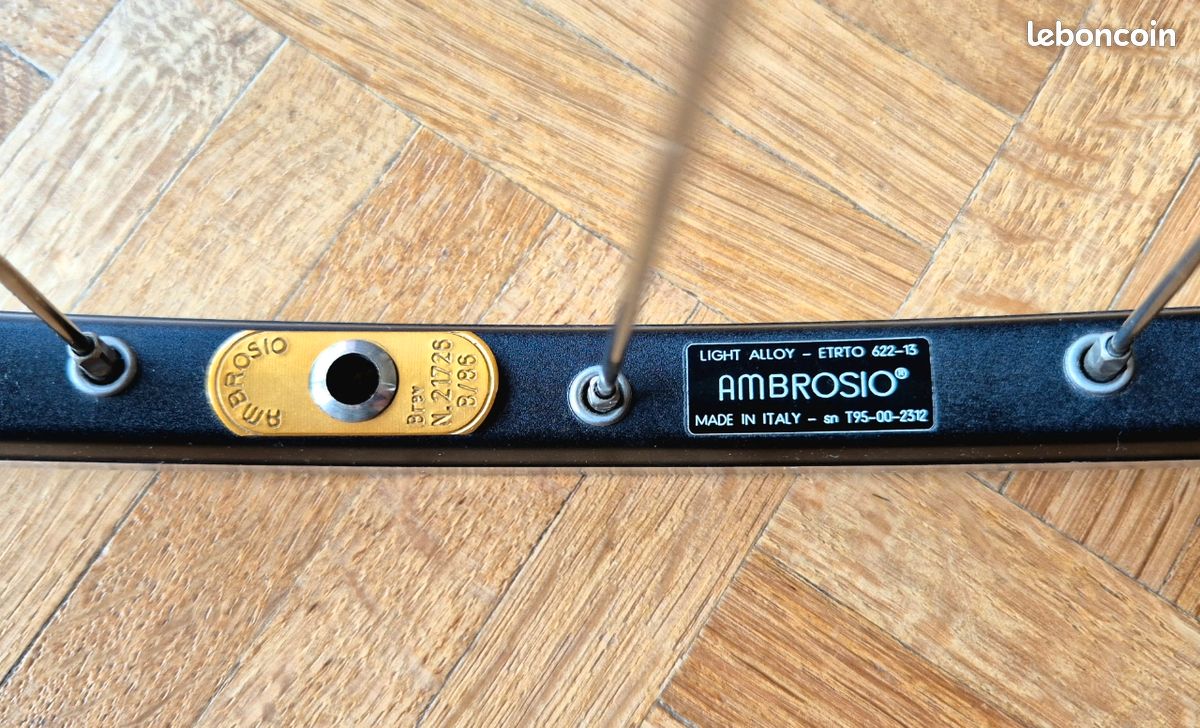 Roues Campa Ambrosio montées Record (image 8)