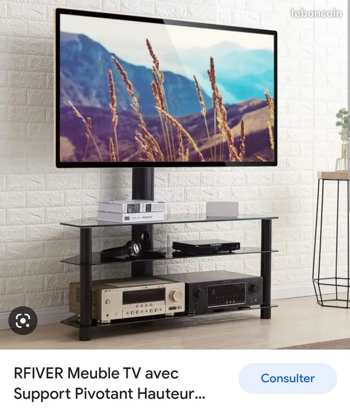 Recherche meuble tv avec support (image 1)