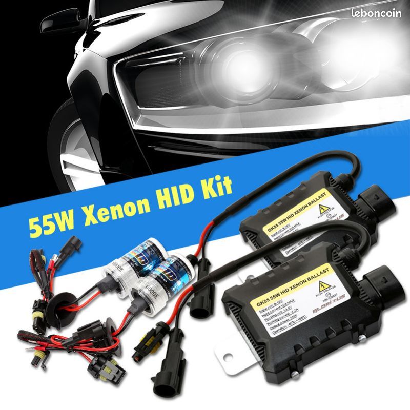 Kit Xénon H7 de 55W - Équipement auto