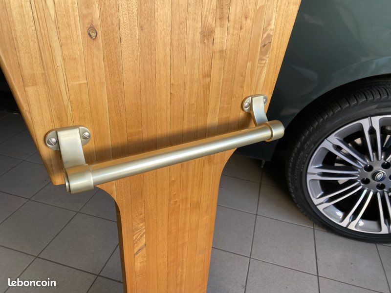 Portant en bois valet vintage Jean Leduc Sport (image 5)