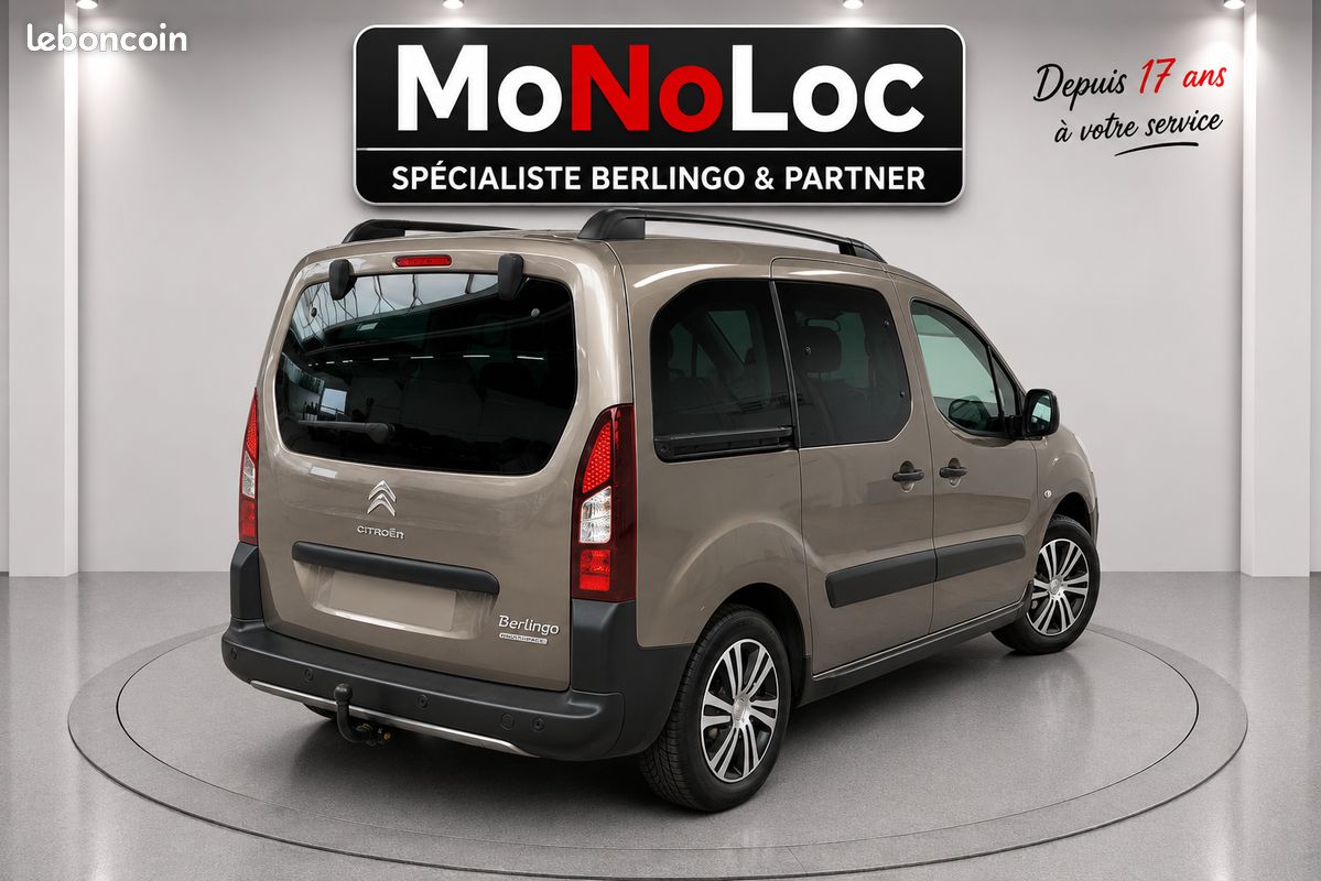 Berlingo 1,6 HDI Shine 120ch - V.Neuf 28.050e - Gtie 12+ - Satisfait/Remboursée pendant 15j - GPS 16/9 Carplay - Toit Panoramique - Régulateur - Caméra/Radar Recul - S.Chauffants - Attache R (image 2)