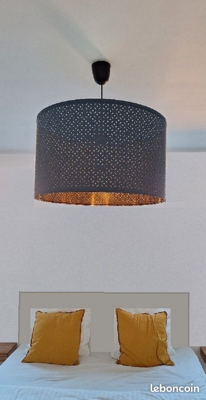 Lampe Danoise Gunnar Nylund Pour Nymolle - Grès Bleu Mat, Design Scandinave