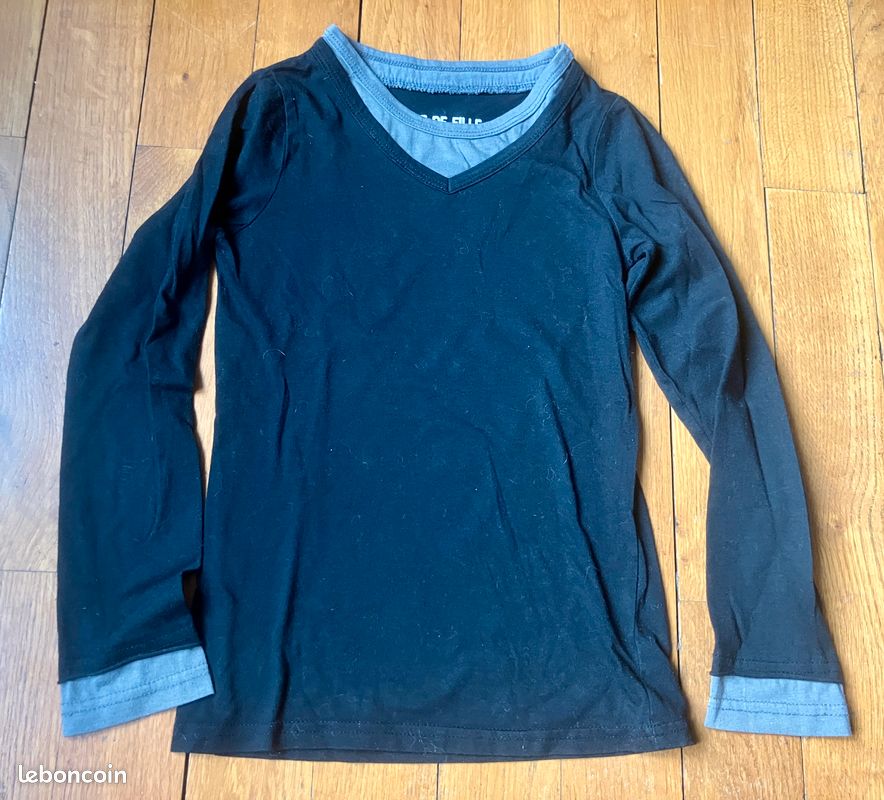 T-shirt manches longues fille, 8 / 10 ans (image 7)
