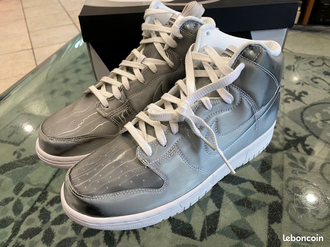 Nike Dunk High x CLOT Flux grey ARGENT METALLIQUE SILVER DH4444900