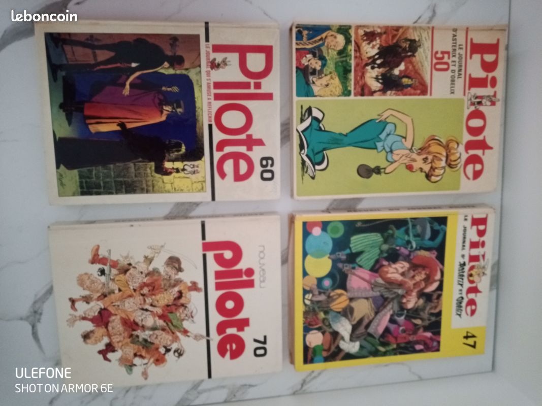 Recueil du journal pilote + album spirou (image 2)