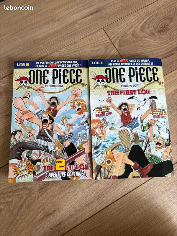 One piece Eiichiro oda tome 1 et 2 avec poster (image 1)