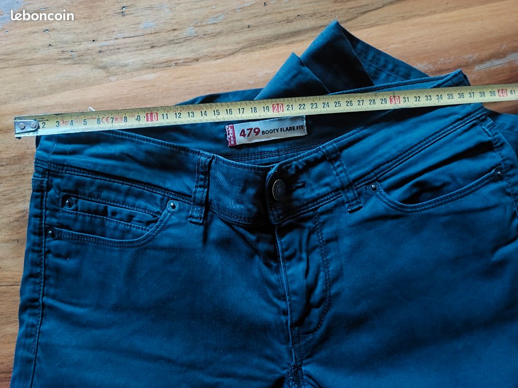 Jean Levi's 479 Pour Femme - Taille 34, Bleu, Coupe Flare - Occasion En Bon état