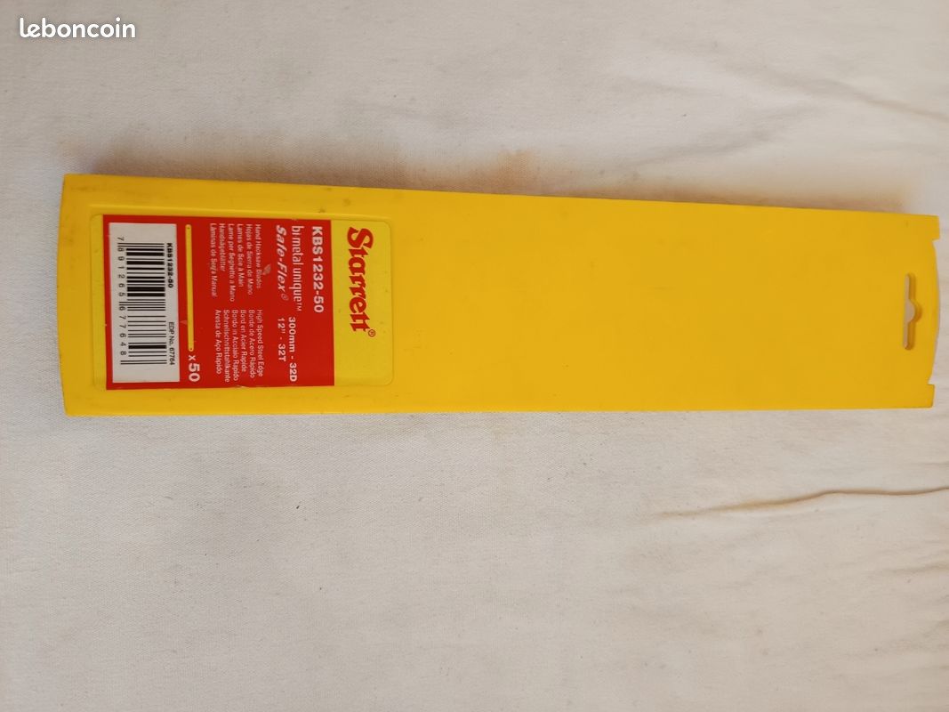 Starrett Redstripe Lame De Scie à Métaux 35,6 Cm - Acier Rapide 10 TPI, 2,8 Cm De Large, Pour Aciers Durs