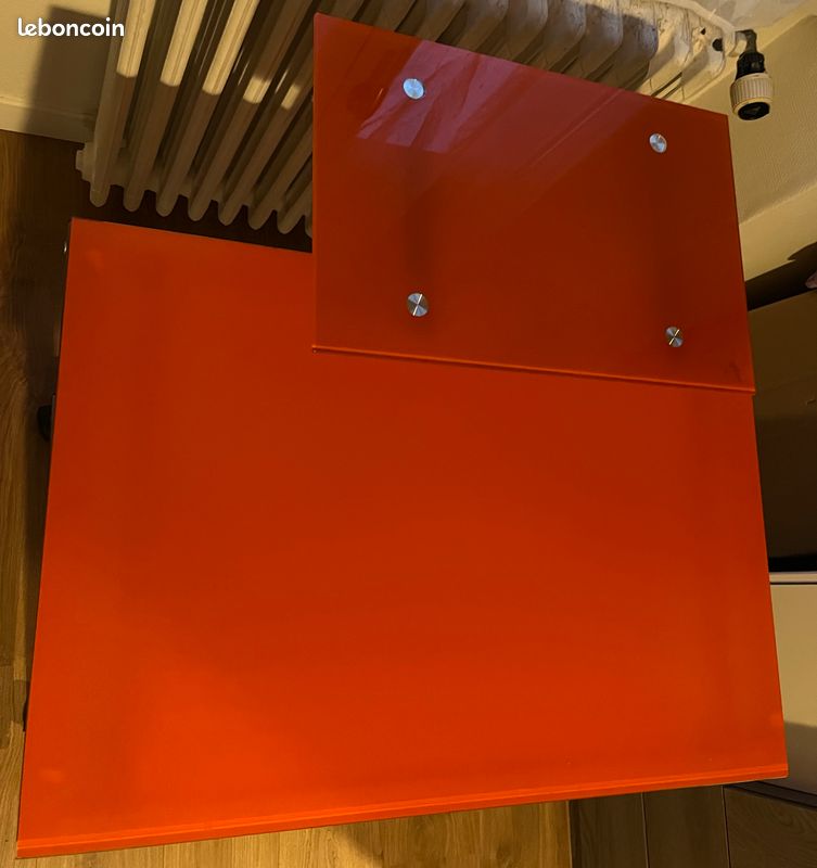 Bureau en verre trempé / ordi (image 2)