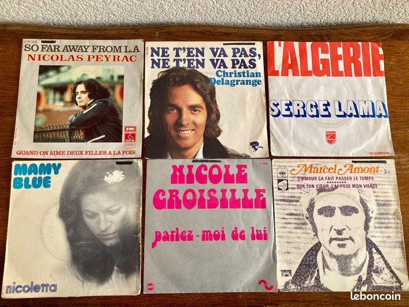 Lot 10 vinyls 45 tours (image 3)