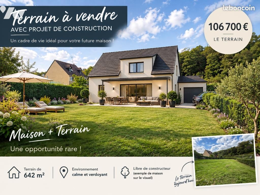 Terrain 642 m² · à Val-de-la-Haye · 642 m² · 106 700 €