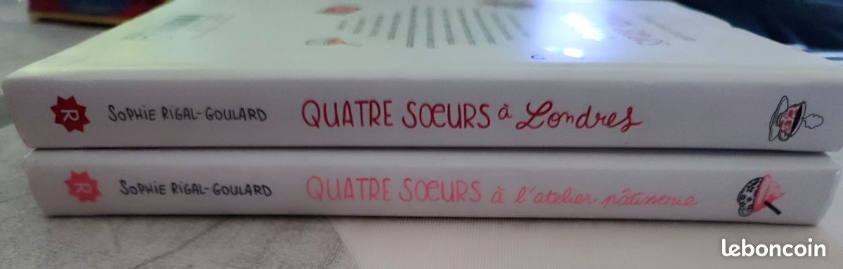 2 Livres Quatre Soeurs de Sophie Rigal Goulard (image 3)