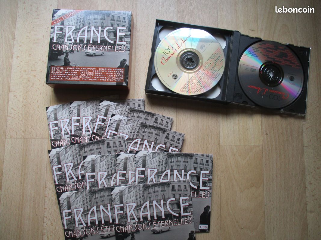 Coffret CD disque chansons françaises (PAZ) (image 2)