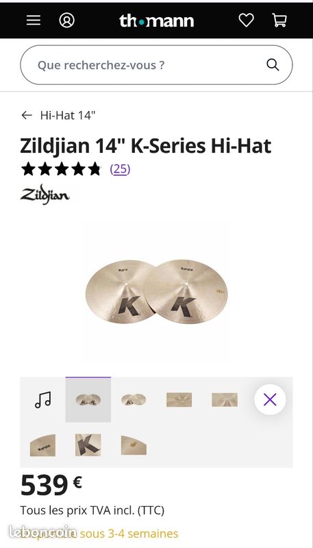 Charleston zildjian k custom (image 6)