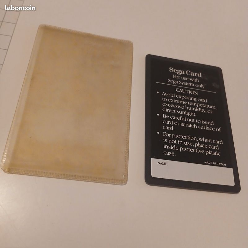 Notice Sega Master System – Super Tennis – Manuel D’origine Bon état