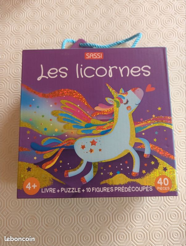 Les licornes livre, puzzle, figures (image 1)