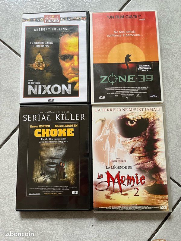 Lot 4 dvd - action, fiction, horreur … (image 1)