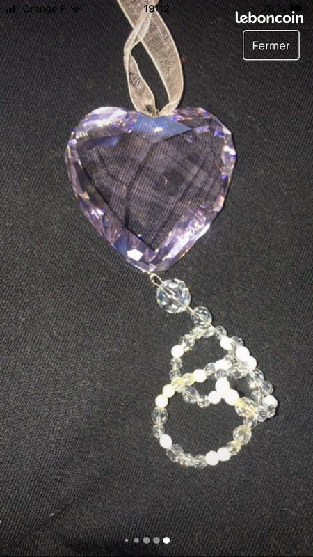 Collier Swarovski cœur rose (image 9)