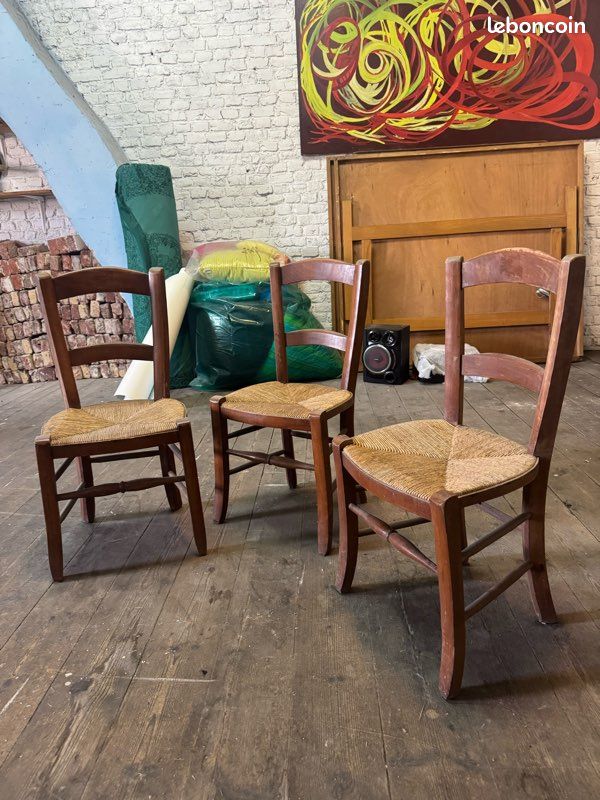 Chaises Anciennes Bois (image 1)