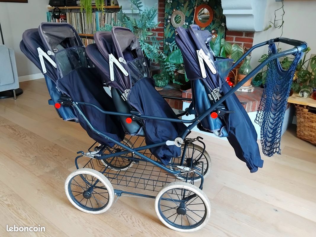 Poussette triple Bébé Confort – Transformable en poussette double – pratique (image 5)
