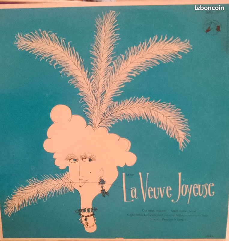 33t 1/3 La veuve joyeuse (image 1)