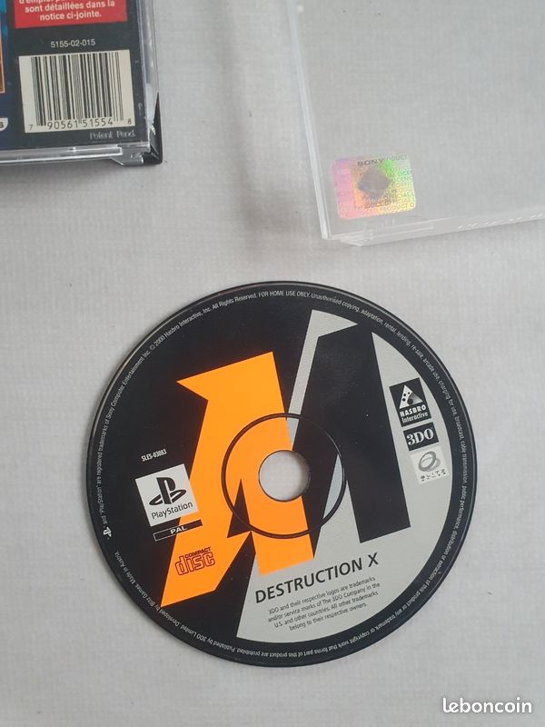 Jeu Action Man Pour PlayStation 1 (PS1) - Version Française - Très Bon état, Boîtier Et Notice Inclus