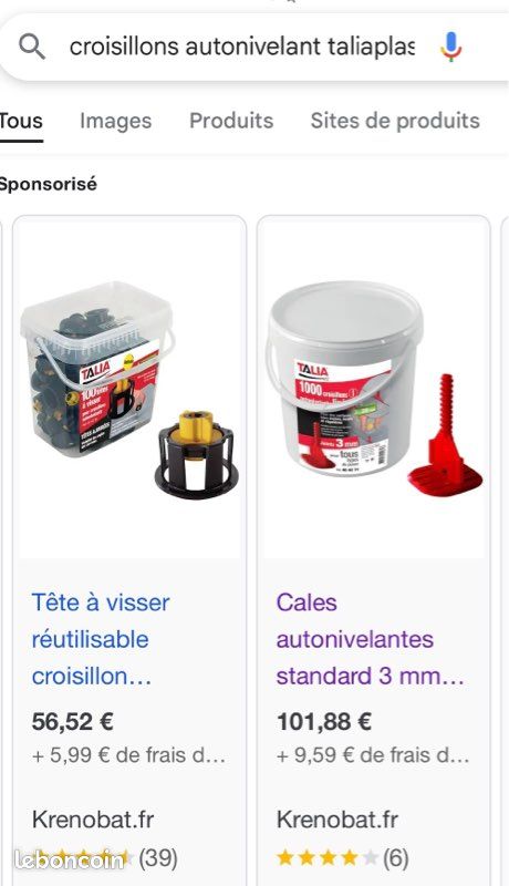 Croisillons et têtes à visser TALIAPLAST Carrelage (image 8)