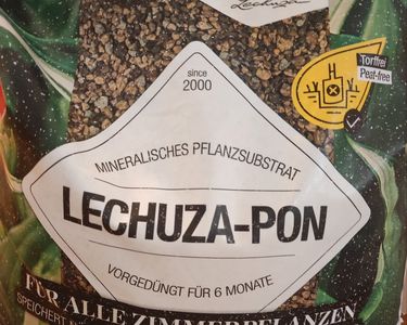 Lechuza Pon 6 Litres - Substrat Minéral Pour Toutes Plantes - Alternative Au Terreau Traditionnel