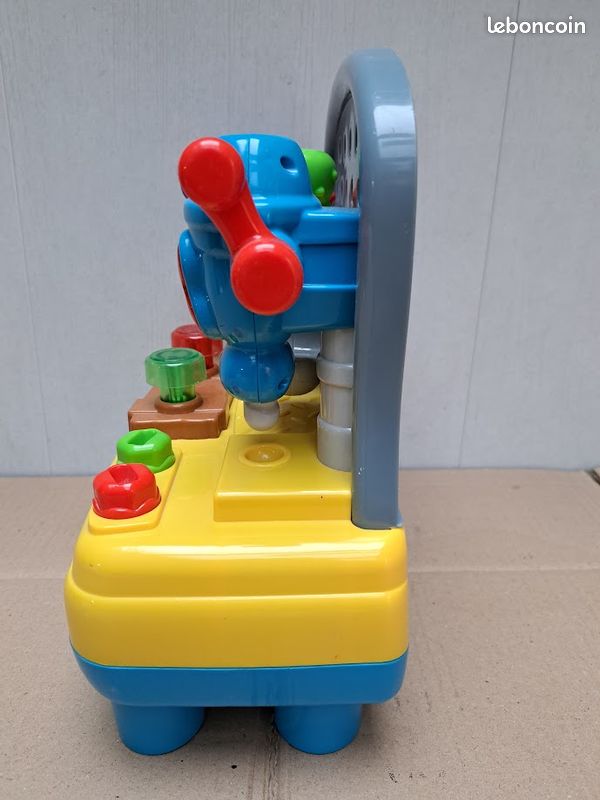 JOUET 1er AGE : ATELIER , ETABLI BRICOLAGE SONORE ET LUMINEUX - Jeux