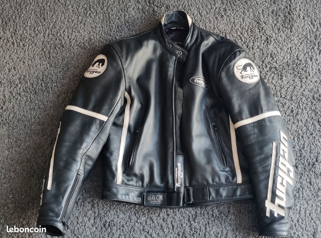 Veste furygan cuir taille L Vêtements
