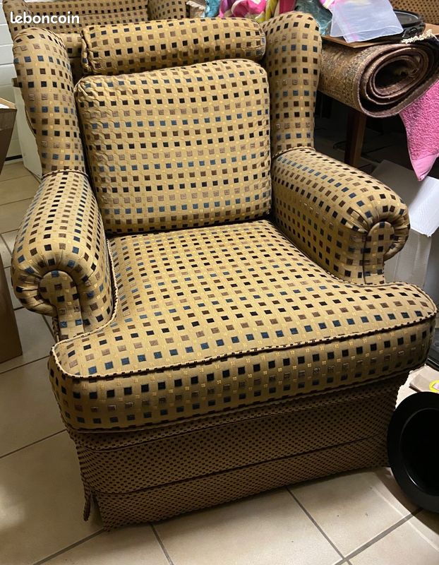 4 fauteuils tissus de salon (image 2)