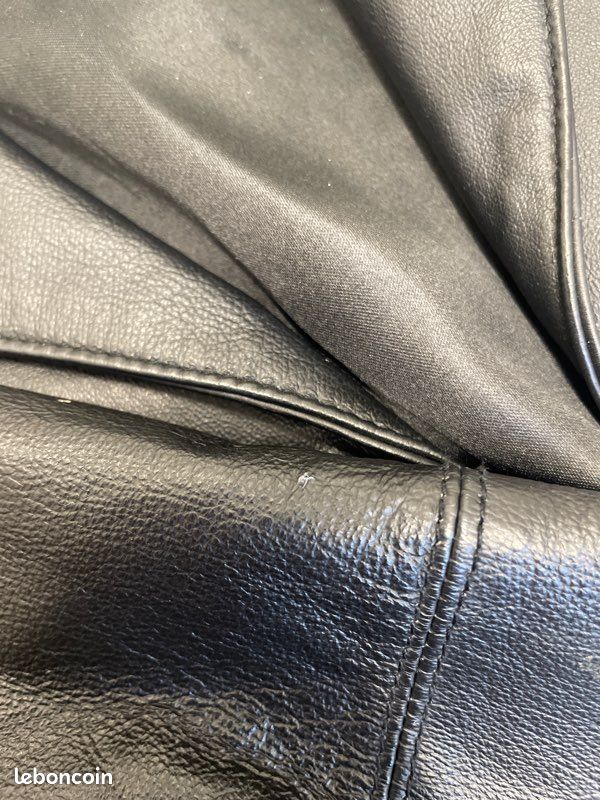 Longue veste en cuir CUIROPOLIS taille 38 (image 11)