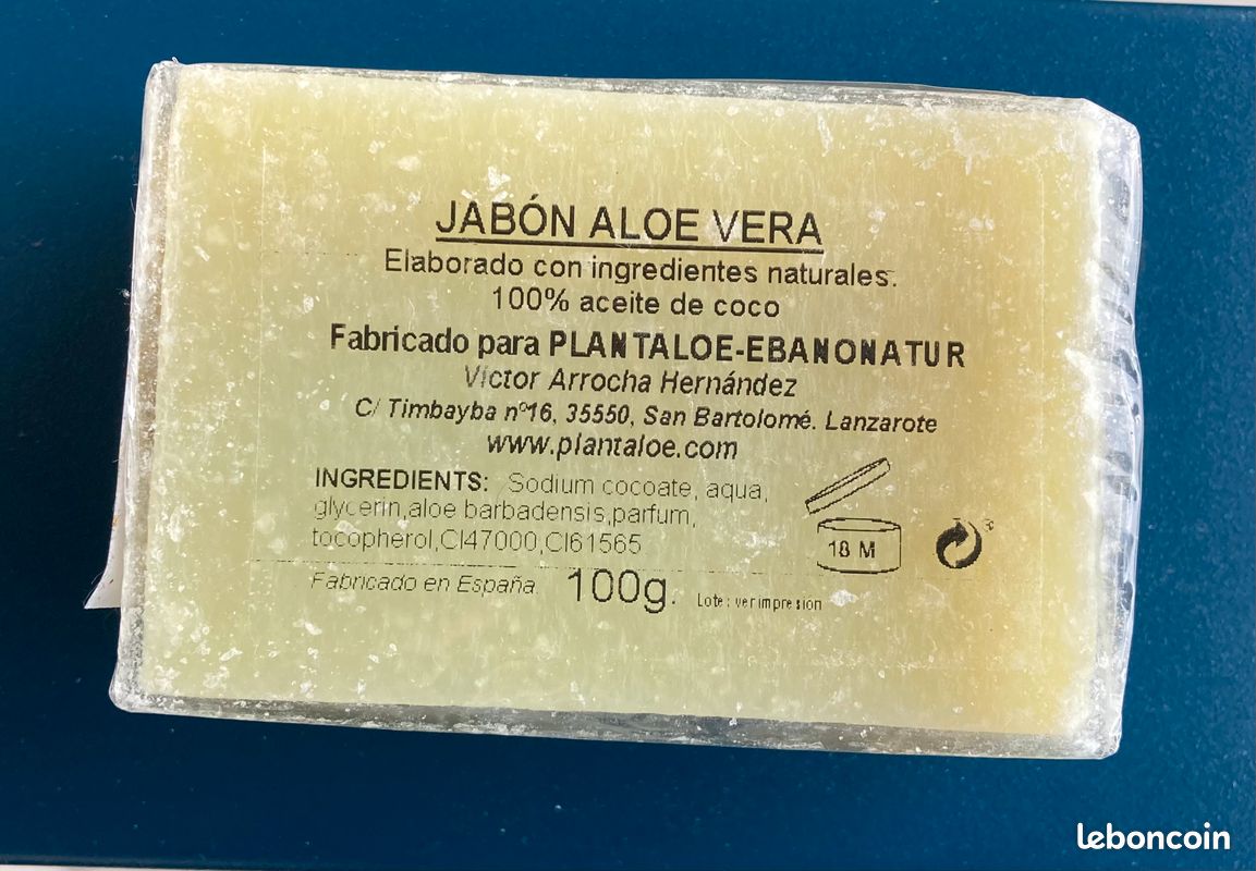 Savon Aloe Vera Ebanonatur - Dcoration