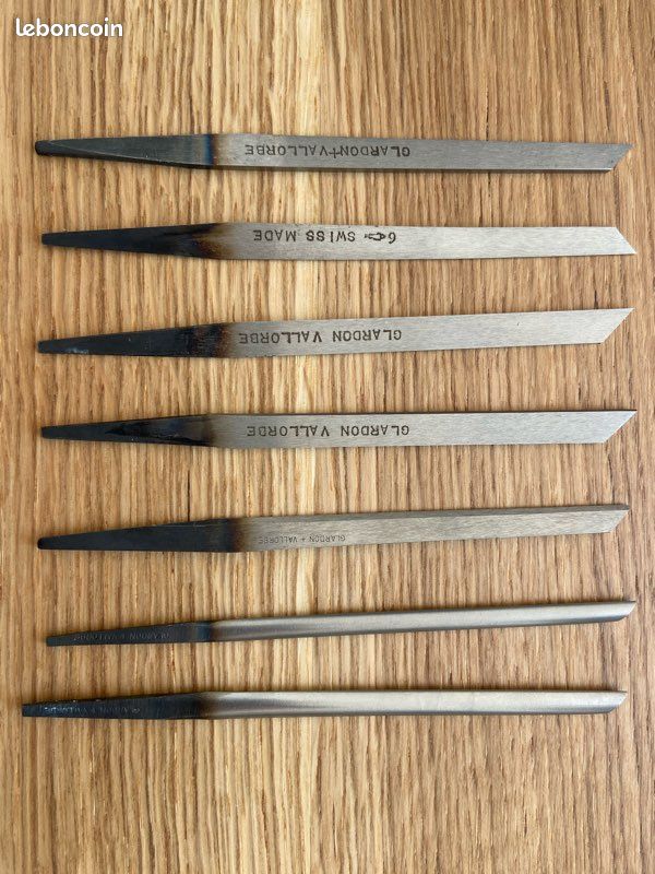 Set De 12 Limas Manuales Vallorbe Swiss 5/32 4mm | Envío gratis