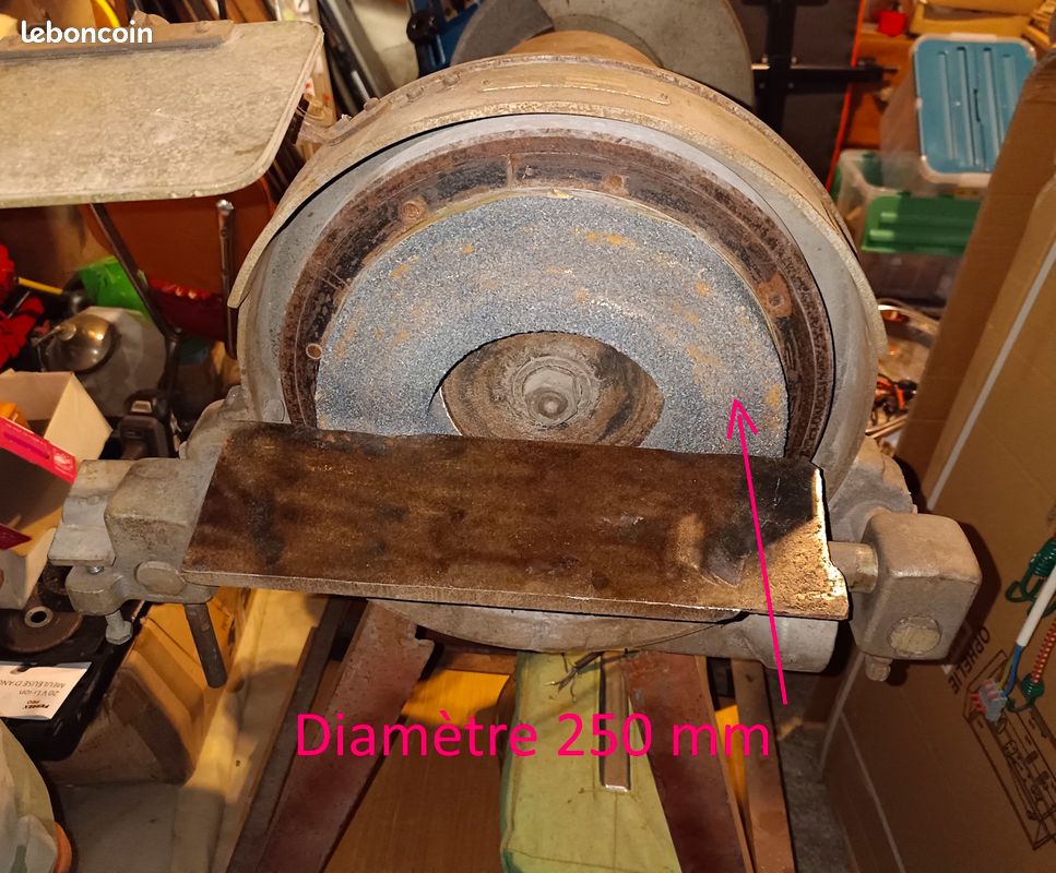 Gros touret à meuler professionnel sur socle (image 7)